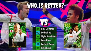 Who is better🔥 DBeckham or NeymarJr Efootball2024 6 [upl. by Quinn]