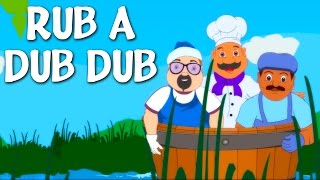 Rub A Dub Dub  Nursery Rhyme With Lyrics  English Rhymes For Kids [upl. by Lehcor115]