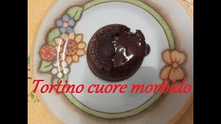 Tortini morbidi al cioccolato cuore caldo ricette Bimby Tm6 Tm5 Tm31 Tm21 Thermomix [upl. by Alisun906]