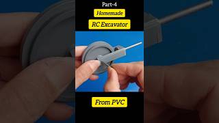 Homemade Mini Rc Excavator from PVC  diy inventions diytools machine dc dcmotor lifehacks [upl. by Surazal761]