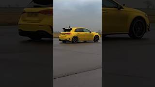 AMG A45S vs BMW M2 vs AUDI RS3 vs VW GOLF R dragrace credit  carwow youtubeshorts shorts bmw [upl. by Adnertal]