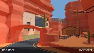 Human Fall Flat  Red Rock Level Walkthrough  All Achievments [upl. by Noelc280]