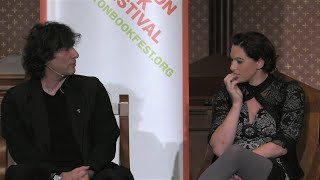 Neil Gaiman Interviews Amanda Palmer  2015 Boston Book Fest [upl. by Audris]