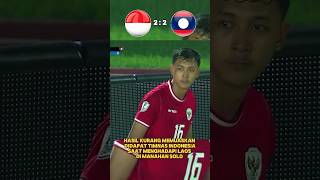 Berhasil Ditahan Imbang Laos Marselino Dapat Red Card timnasindonesia football beritatimnas [upl. by Ardiedal]