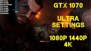 Metro Exodus  GTX 1070 i7 7700 ULTRA Settings 1080p  1440p  4K [upl. by Rosol]