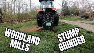 Woodland mills stump grinder 67 [upl. by Bensky]