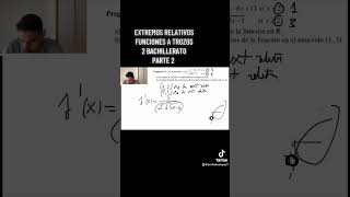 Extremos Relativos Funciones a Trozos 2 Bachillerato Parte 2  ProfeDMarquez [upl. by Coussoule]