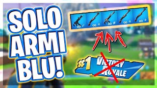 Challenge solo armi blu Fortnite ITA [upl. by Dyana]