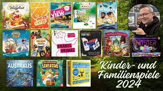 Kinderspiele und Familienspiele 2024 Was lohnt sich Teil 1 [upl. by Tella]