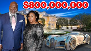 T D Jakes LIFESTYLE WIFE 5 CHILDREN HOUSE CARS AND NET WORTH [upl. by Lowson746]