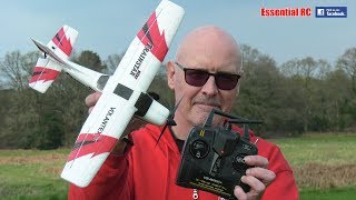 THE CHEAPEST and EASIEST WAY TO TRY radio controlled RC FLYING  EASY TO FLY Volantex Trainstar [upl. by Schwab]