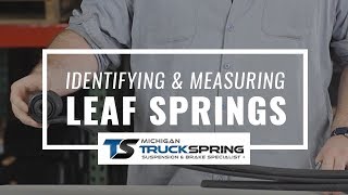 How to Measure Leaf Springs for Cars and Trucks [upl. by Ely]