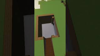 Minecraft Simple Storage House  Easy Builds for Beginners  shorts minecraft [upl. by Aekan]