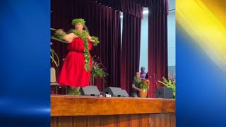 Kaonohikaumakaakeawe Lopes crowned Miss Aloha Hula 2024 [upl. by Tdnarb626]