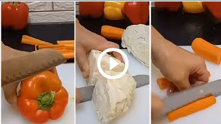 Wednesday Vegetable Cutting 🥬 🥦 asmr reverse satisfying [upl. by Adlin]