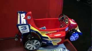 GP1 Chrono Kiddie Racing Car  Coin Operated Kiddie Car Ride  BMIGamingcom  Falgas [upl. by Ardnasella]