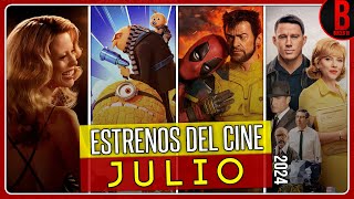 ESTRENOS del CINE JULIO 2024  Películas que se Estrenan en Julio 2024 [upl. by Kcarb479]