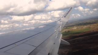 Ryanair take off from knock airport [upl. by Nemracledairam]