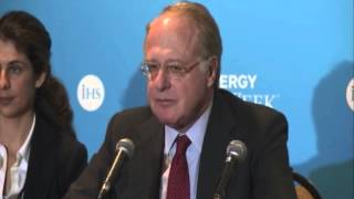 Paolo Scaroni Press Briefing  CERAWeek 2014 [upl. by Analaf356]