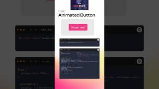 Animated button creation using CSS css codeinvent [upl. by Pine]