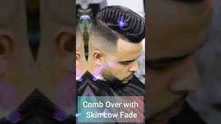 comb over with Skin low fade haircut menshaircuts [upl. by Hpeseoj]