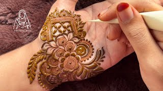 Very Beautiful Stylish Easy Mehndi Design for Hand  Beautiful Latest Henna Design [upl. by Reinold]