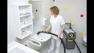 Hoe een stoomreiniger Karcher SGV 85 te gebruiken How to use an steamcleaner Karcher SGV 85 [upl. by Nur959]