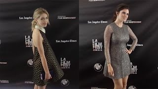 Kiernan Shipka Kara Hayward quotFan Girlquot Screening Arrivals  LA Film Fest 2015 [upl. by Fredrika209]