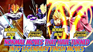 Normal Moves that have Turned into Legendary Finish Moves 😱 🔥 IN DRAGON BALL LEGENDS [upl. by Hpesoy157]