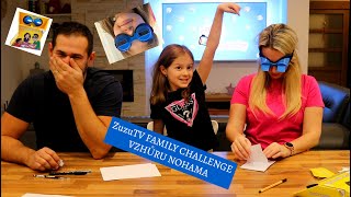 ZuzuTV FAMILY CHALLENGE  VZHŮRU NOHAMA 😆 [upl. by Annenn928]