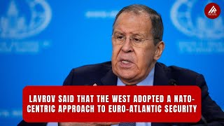 Lavrov made speech about NATO and Western front [upl. by Horten]