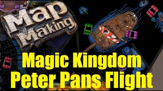 Map Making in Disney World  Magic Kingdom Peter Pans Flight [upl. by Anhcar388]