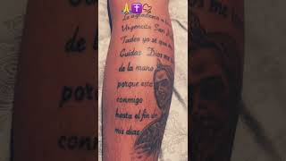 Le agradezco a la virgencita y San Judas Tadeo yo se que me cuida tattoo sanjudastadeo [upl. by Oraneg719]