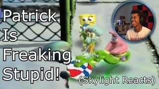 Im Back  Beating Spongebob Squarepants Lights Camera Pants  Skylight Reacts [upl. by Baggott851]