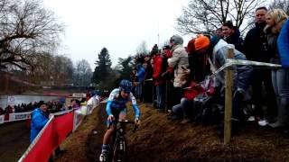 Sanne Cant oppermachtig in de Brico CrossVestingcross  Hulst 2017 [upl. by Onil]