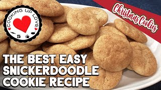 Snickerdoodle Cookie Recipe  Easy Snickerdoodle Recipe  Christmas Cookies [upl. by Farwell]