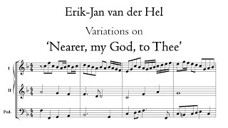 Van der Hel  Variations Nearer my God to Thee  Bätz organ Dom Utrecht Hauptwerk [upl. by Araccot]