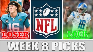 Predicting EVERY Week 8 NFL Game [upl. by Sussi]