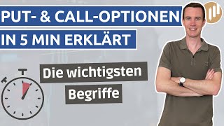 Wie funktionieren Put und Call Optionen  Optionshandel in 5 Minuten erklärt [upl. by Torosian]