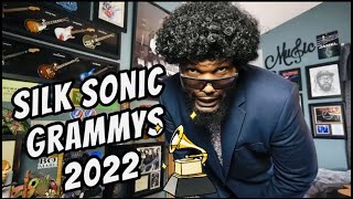 Bruno Mars  Anderson PaakSilk Sonic 777 Grammy Awards 2022  REACTION silksonic grammys [upl. by Nivel]