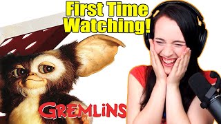 First Time Watching Gremlins MOVIE REACTION  bunnytails [upl. by Yk]