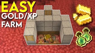 Easy Gold and XP farm minecraftbuild [upl. by Yarled]