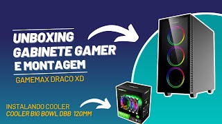 Unboxing gabinete gamer GAMEMAX DRACO XD [upl. by Olson]