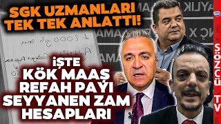 Seyyanen Zam Refah Payı ve Kök Maaş Hesabını SGK Uzmanları Zamlı Maaş Tablosuyla Anlattı [upl. by Esserac16]