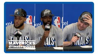 MavsTimberwolves Game 5  Daniel Gafford Kyrie Irving Luka Doncic postgame interviews 53024 [upl. by Oinimreh]