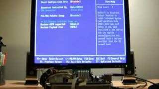 HP MediaSmart Server  VGA Header amp Bios Demo [upl. by Anahcar775]