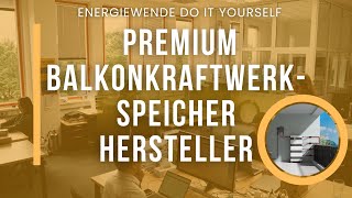 PREMIUM BALKONKRAFTWERKSPEICHERHERSTELLER [upl. by Nyrahtak]