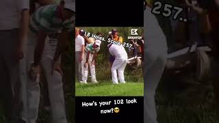 Worst Avid Golfer Tournament He shot a 66 on 17 alone 😅 [upl. by Koressa]