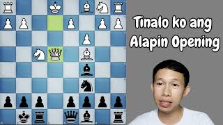 Tinalo ko ang Alapin Opening chess [upl. by Nozicka]