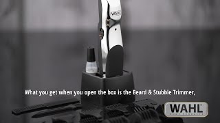 Wahl Beard and Stubble Trimmer Whats In The Box [upl. by Swaine]